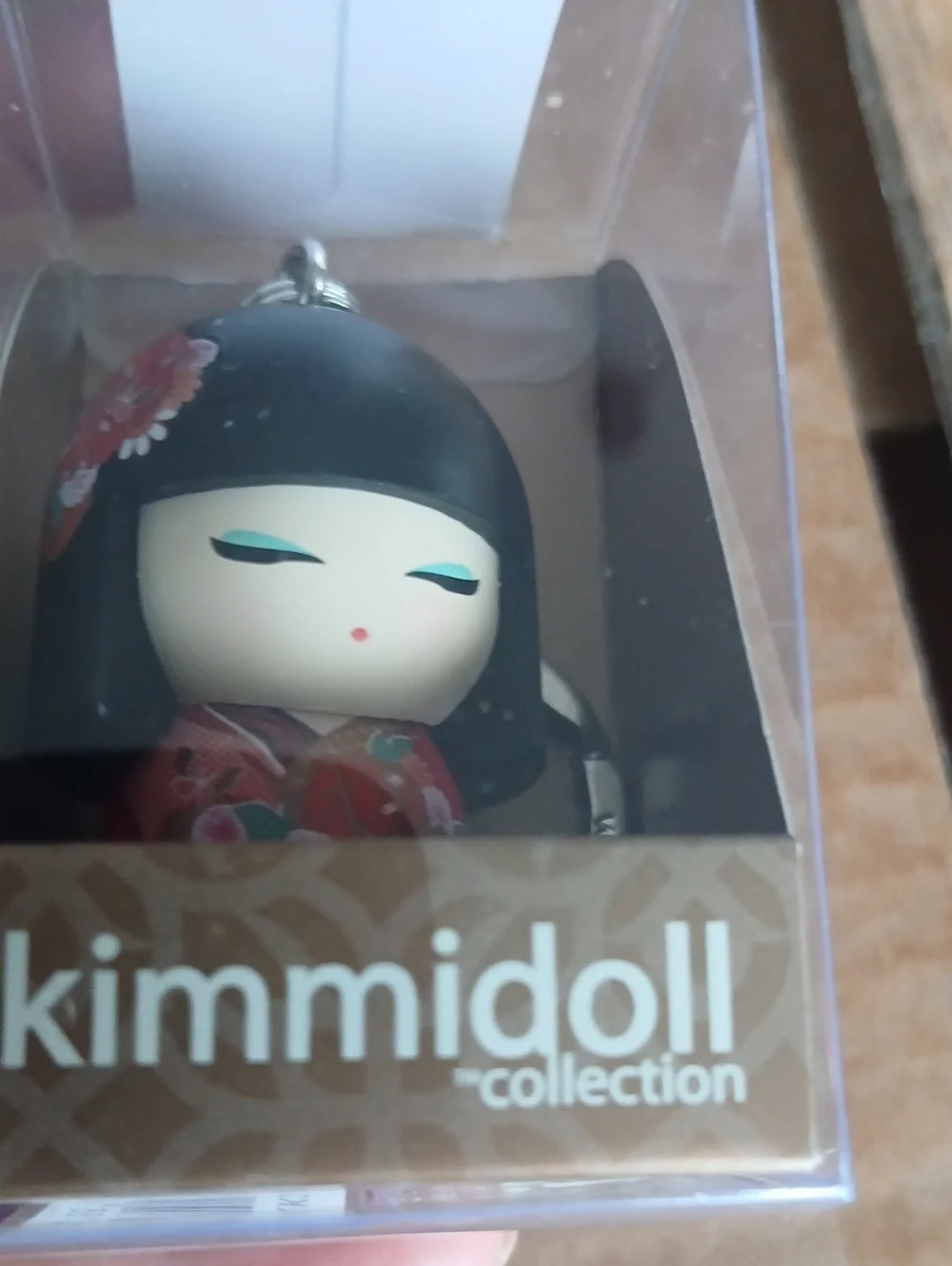 Kimmidoll Collection Hana 'Blossom' Pink & Black Keychain